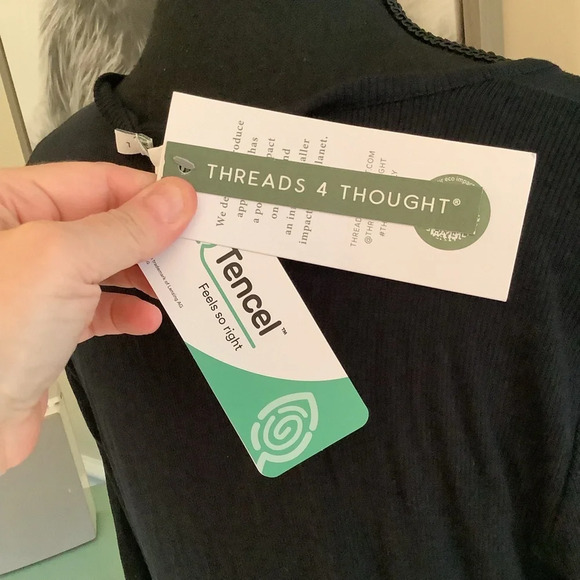 #113 NWT Threads For Thought Long Sleeve Ribbed Maxi Size Large - Picture 4 of 12